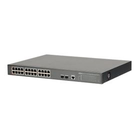 dahua dhpfs422624gt360  switch de 24 puertos poe gigabit administrable capa 2 360w totales poe  hipoe 2 puertos sfp 1001000 bas