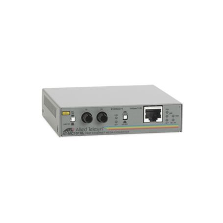 Convertidor De Medios Fast Ethernet A Fibra Óptica Conector St Multimodo (mmf) Hasta 2 Km Adaptador De Alimentación Multiregión 