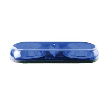 mini barra de luces serie x606s con 18 led color azul montaje succión e imán