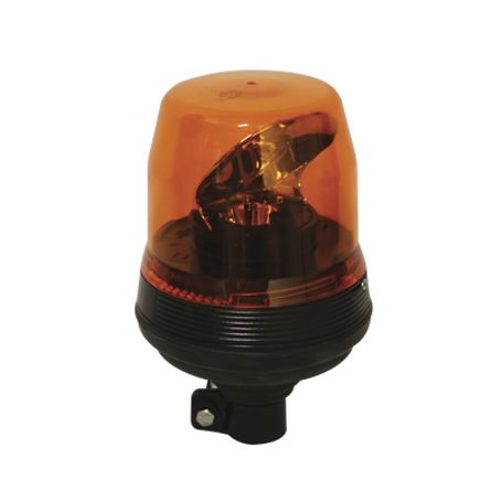 Baliza Rotativa Led Color Ambar Sae Clase I Con Montaje De Poste