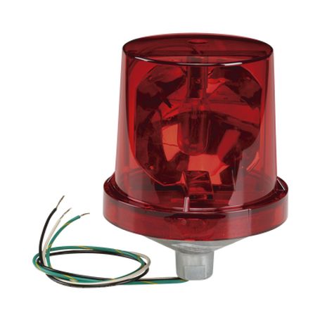 luz incandescente rotativa electraray 120 vca rojo