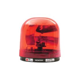 luz giratoria sentry con reflector tipo parabólico color rojo