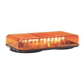 mini barra de luces highlighter led color ámbar montaje de succión e imán ideal para seguridad privada
