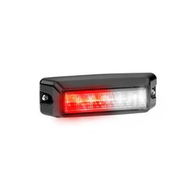 luz auxiliar de 12 led ́s en color rojo  claro con mica transparente