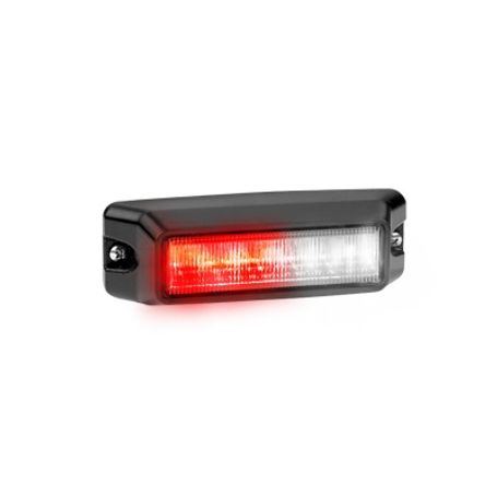 luz auxiliar de 12 led ́s en color rojo  claro con mica transparente