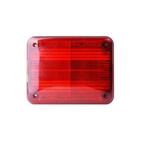 luz de advertencia quadraflare led flasher integrado y mica de color rojo
