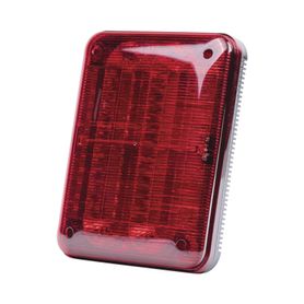 luz de advertencia quadraflare led flasher integrado y mica de color rojo158471