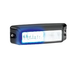 luz auxiliar de 12 led en color azulclaro con mica transparente
