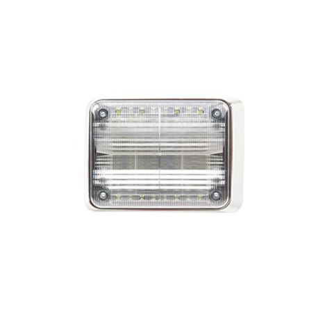 luz de advertencia quadraflare led con flasher integrado color claro