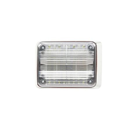 Luz De Advertencia Quadraflare Led Con Flasher Integrado Color Claro