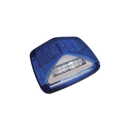 luz de advertencia de 8 x 6 color azul con luz de trabajo clara ideal para ambulancias144566
