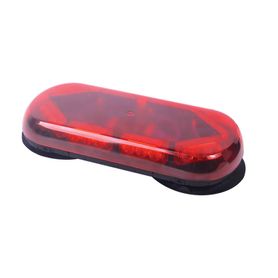 mini barra con 24 led color rojo y montaje magnético de succión