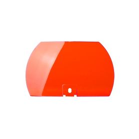 lente de color rojo para modelo 45014205 domo transparente