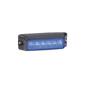 luz auxiliar de 6 led flasher integrado color azul mica transparente