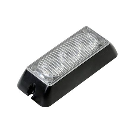 luz auxiliar brillante con 3 leds color claro mica transparente