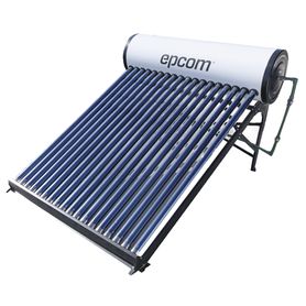 bóiler solar de 180l baja presión con 18 tubos de vacio de mayor resistencia y termotanque inoxidable de grado alimenticio 180 