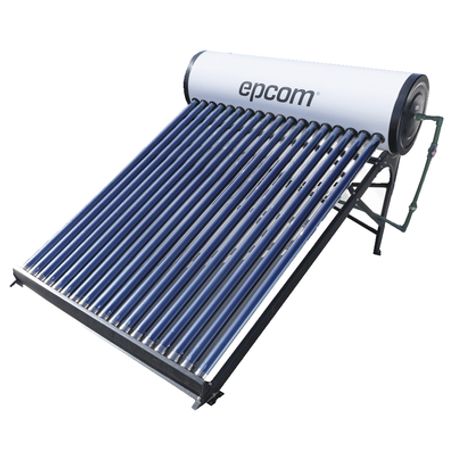 Bóiler Solar De 180l Baja Presión Con 18 Tubos De Vacio De Mayor Resistencia Y Termotanque Inoxidable De Grado Alimenticio 180 L