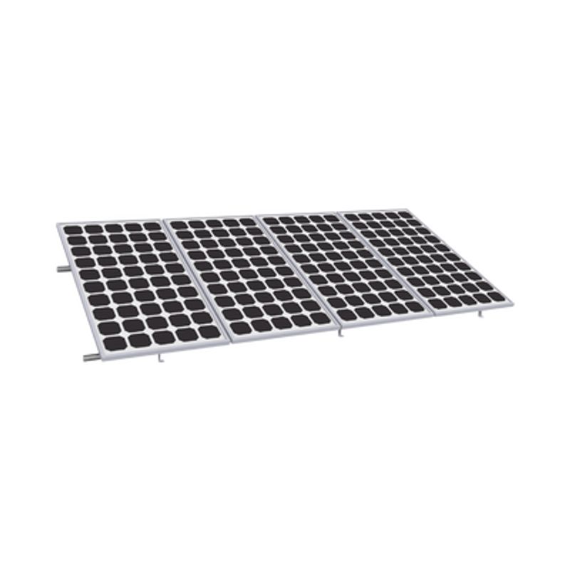 Montaje Para Panel Solar Riel 8 De 5400mm Para Módulos Con Espesor De 35mm Velocidad De Viento Máx. 136km/h