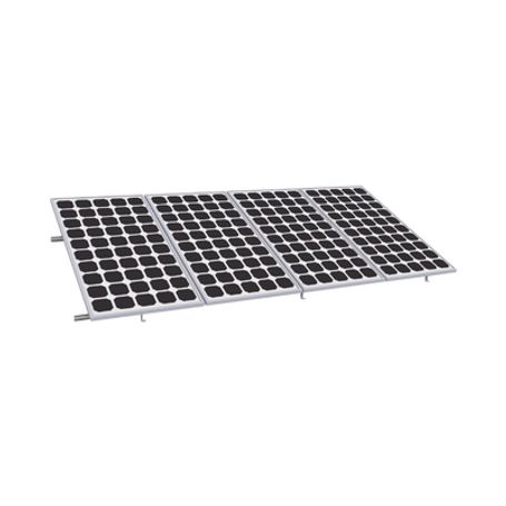 montaje para panel solar riel 8 de 5400mm para módulos con espesor de 35mm velocidad de viento máx 136kmh