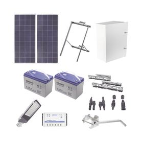 kit de energia solar para alumbrado de 60 w