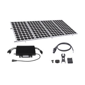 kit solar para interconexión de 22kw de potencia pico 220vcc con microinversor y 4 módulos de 550 w incluye montaje 