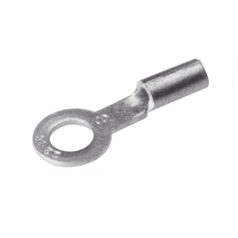 Zapata Terminal De Ojillo Burndy Para Tornillo De 1/4 (6 Mm) Y Calibre 1210 Awg.