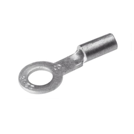 zapata terminal de ojillo burndy para tornillo de 14 6 mm y calibre 1210 awg