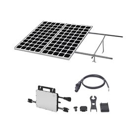 kit solar para interconexión de 11 kw de potencia pico 220vcc con microinversor y 2 módulos de 550 w incluye montaje 