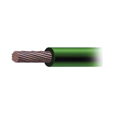 Cable De Cobre Recubierto Thwls Calibre 4 Awg 19 Hilos Color Verde (500 Metros)