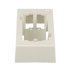 caja de pared superficial uso universal con placas de pared con cinta adhesiva color blanco mate207213