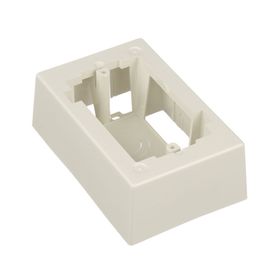 caja de pared superficial uso universal con placas de pared con cinta adhesiva color blanco mate207213