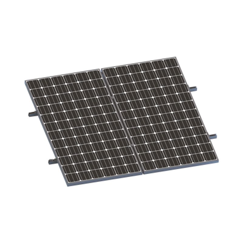 Kit De Minirieles Para Panel Solar Arreglo 1x2