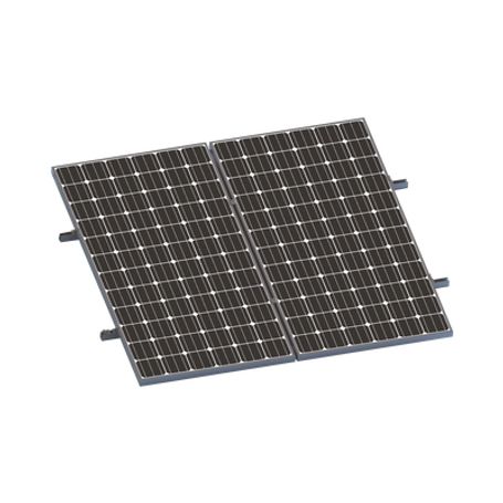 kit de minirieles para panel solar arreglo 1x2