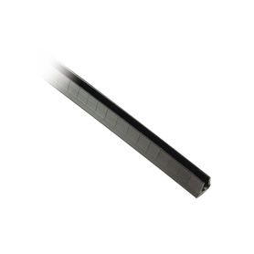 cubrefilos ranurado con adhesivo para bordes de 16 a 25mm de 305m de largo color negro