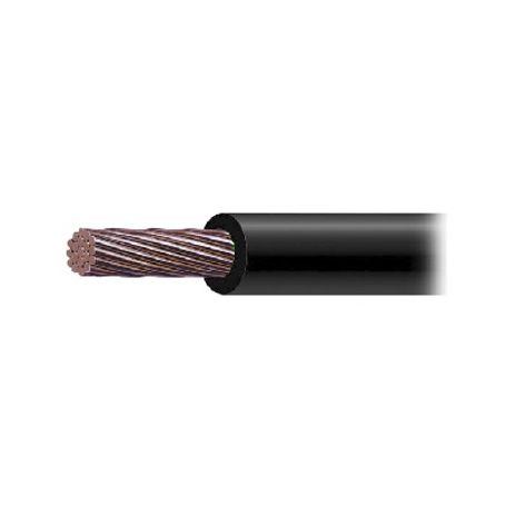 Cable Eléctrico De Cobre Recubierto Thwls Calibre 3/0 Awg 19 Hilos Color Negro (100 Metros).