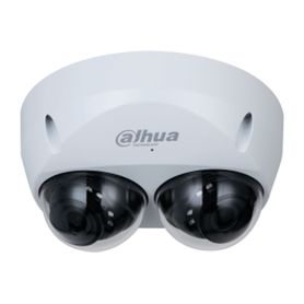 dahua ipchdbw5441fase2  cámara ip domo doble sensor resolución de 4 mp lente 28 mm ∢ 95° ir 30 mts ia wizmind detección facial 