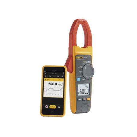 amperimetro de gancho 600a trms acdc con fc