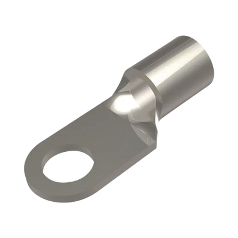 Zapata Terminal De Ojillo Para Tornillo 1/4 (6.35 Mm)  Y Calibre 6 Awg.