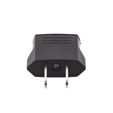 adaptador de enchufe europea a americano calidad premium  6 a  110  250 vca13412