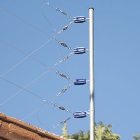 aislador de color azul para postes de esquina de alta resistencia con anti uv de uso en cercos eléctricos183881