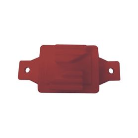 aislador de paso color rojo reforzado para cercos eléctricos resistente al clima extremoso183875