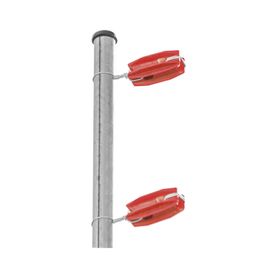 aislador de color rojo para postes de esquina de alta resistencia con anti uv de uso en cercos eléctricos183880