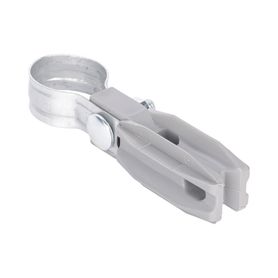 aislador de paso o esquina de color gris con abrazadera incluida de 1 pulgada para uso en poste cerco eléctrico208988