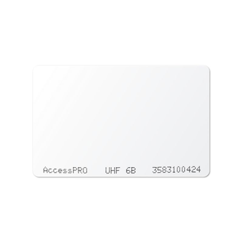 tag uhf tipo tarjeta para lectoras de largo alcance 900 mhz  iso 18000 6b  no imprimible  no incluye porta tarjeta