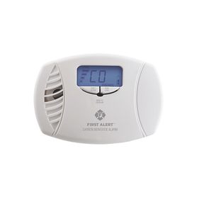 alarma de monóxido de carbono co enchufable con bateria de respaldo y display digital