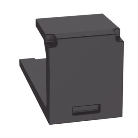 módulo de tapa ciega inserto ciego minicom color negro 1 pieza178414