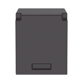 módulo de tapa ciega inserto ciego minicom color negro 1 pieza178414