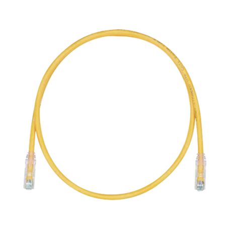 cable de parcheo tx6 utp cat6 24 awg cm color amarillo 5ft