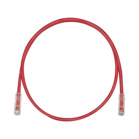 cable de parcheo tx6 utp cat6 24 awg cm color rojo 7ft