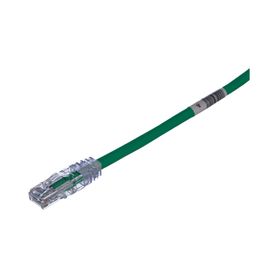 cable de parcheo tx6 utp cat6 24 awg cm color verde 7 ft
